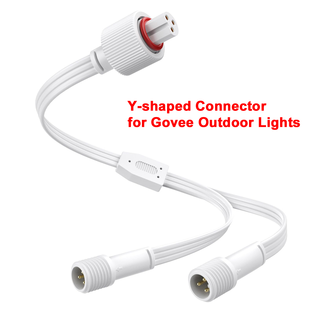 Cable Gland Waterproof - Y-shaped Connector for Govee Outdoor Lights