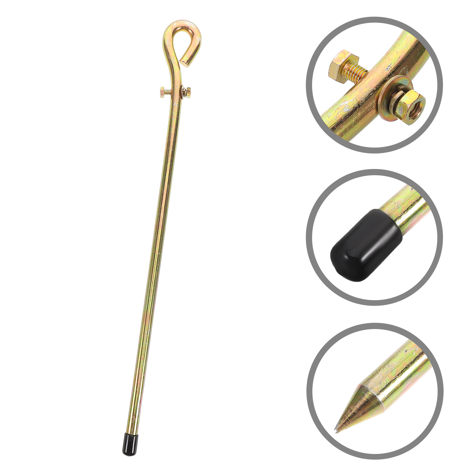 Earthing Grounding Rod - 1Set Portable Grounding Pole Compact Ground