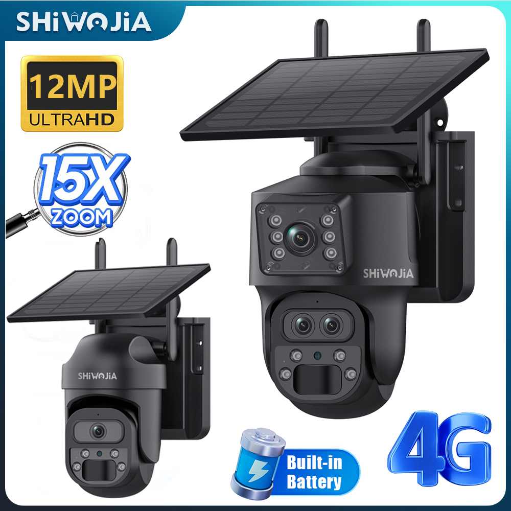 Solar Panel Tilt Mount - SHIWOJIA 15X ZOOM Solar Camera 4G