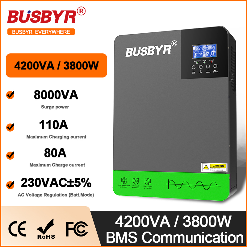 4.2KW 6.2KW Hybrid Solar Inver - Renewable Energy Systems 评论和价格