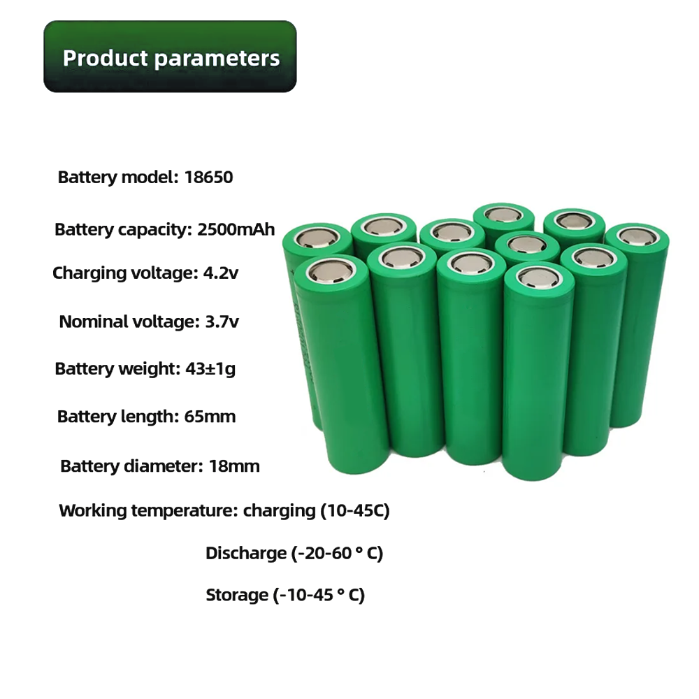 18650 25R 3.7V 2500mAh NEW Hig - Renewable Energy Technology 评论和价格