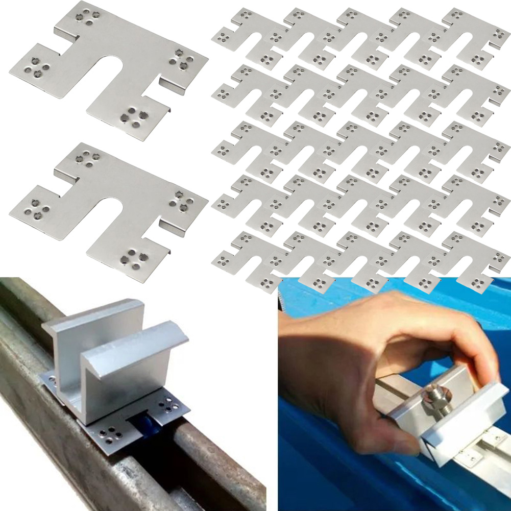 50/100pcs Solar Panel Groundin - Renewable Energy Systems 评论和价格